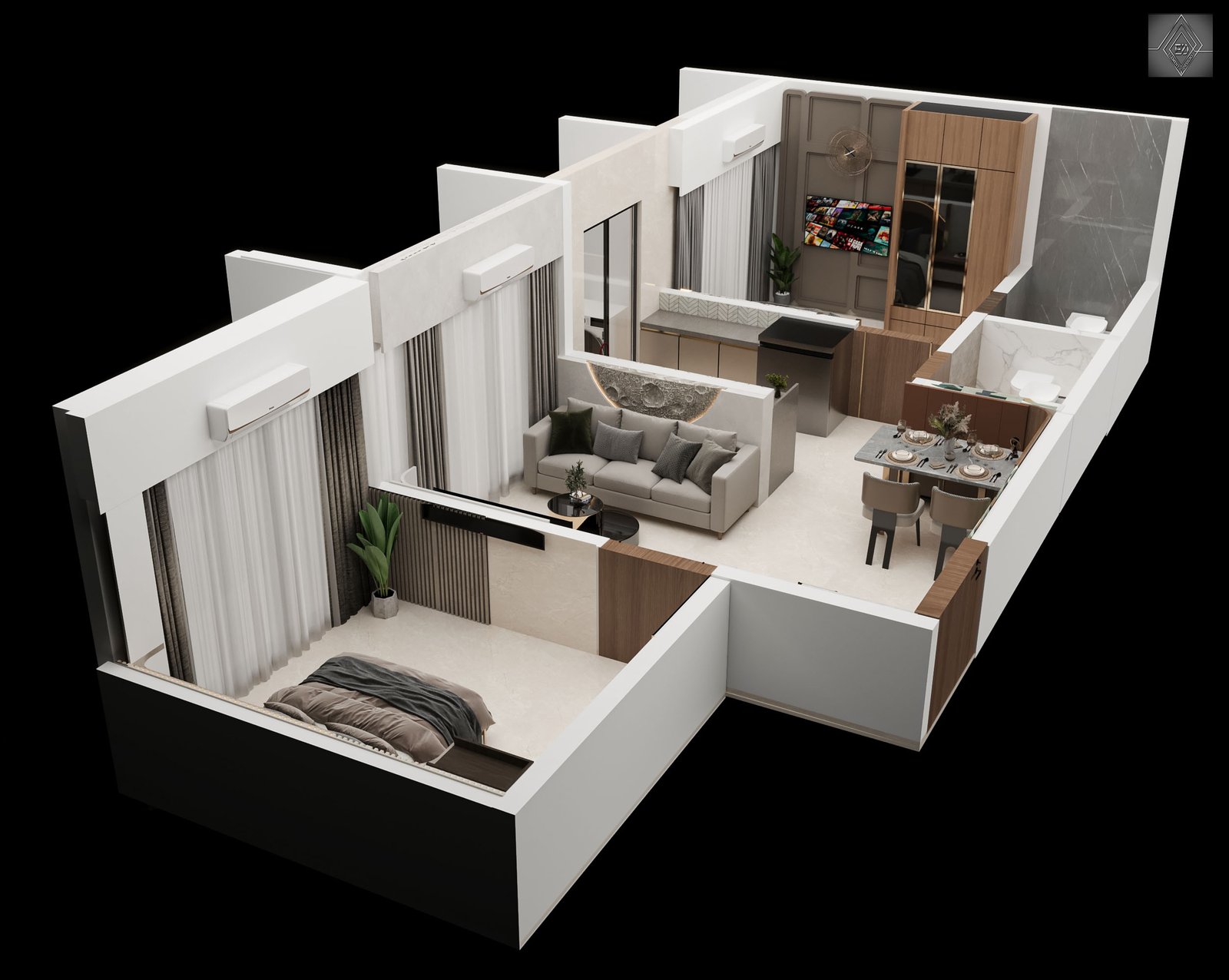 2 BHK Plan